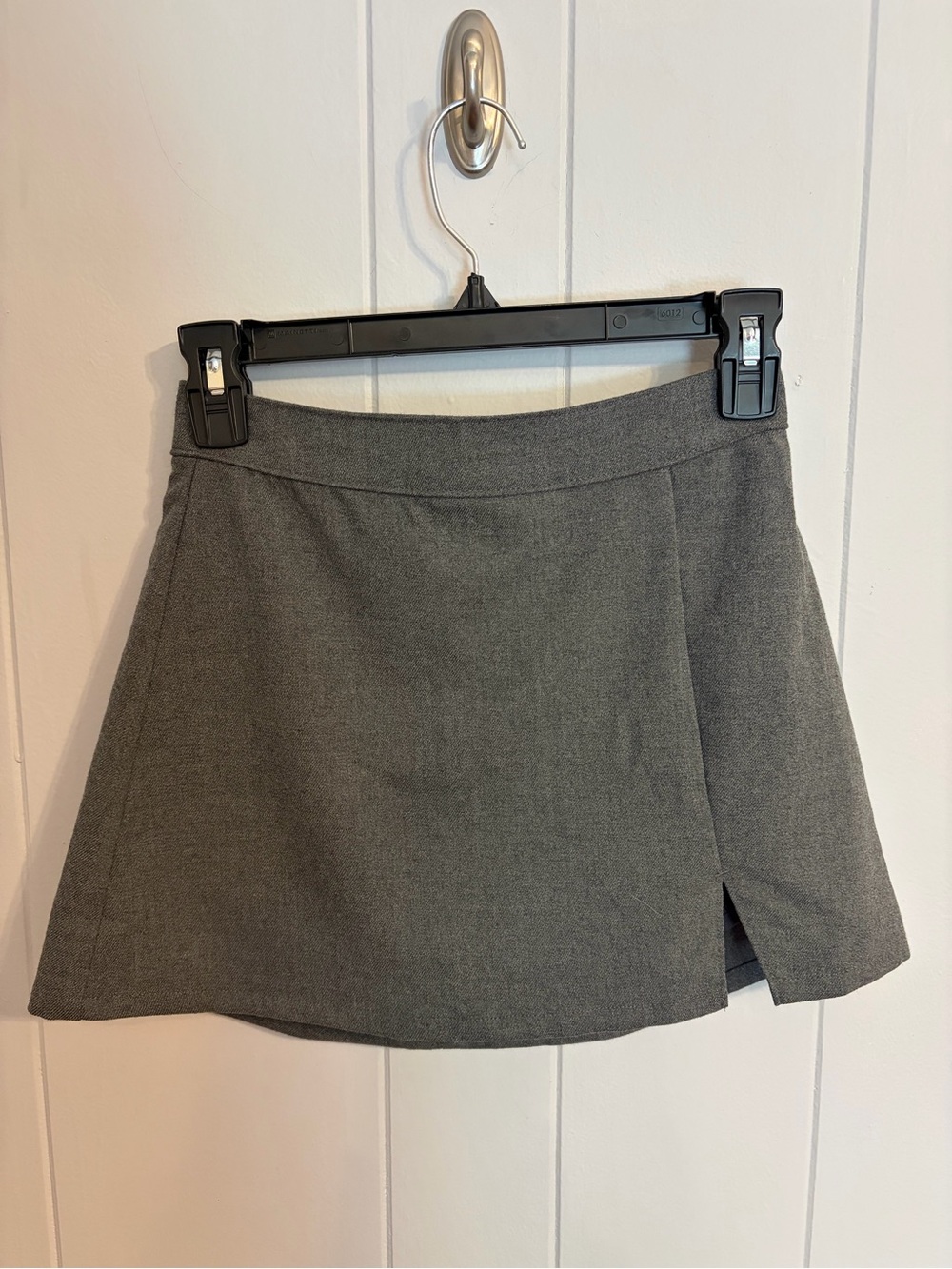 Hollister Grey Mini Skirt with Side Slit